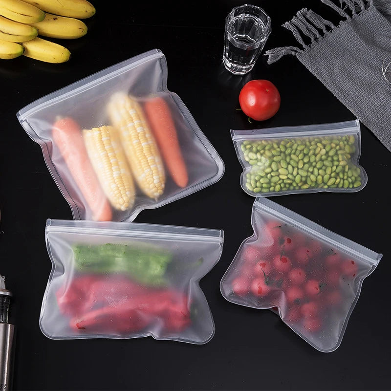 Reusable Silicone Food Storage Bags