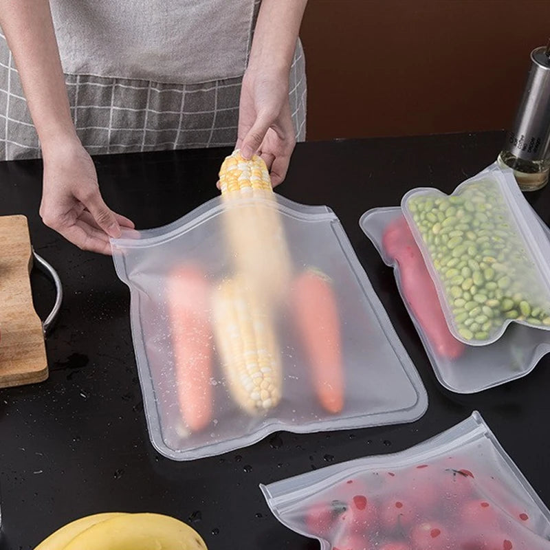 Reusable Silicone Food Storage Bags